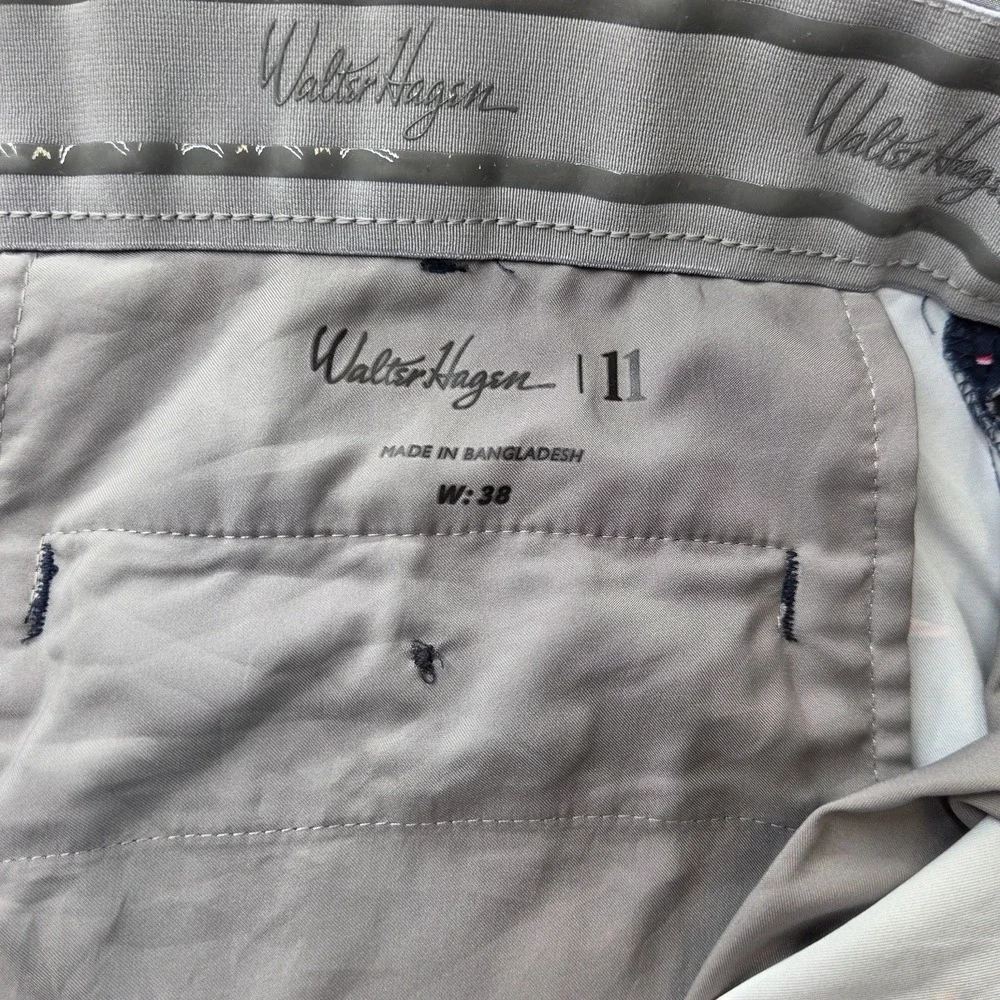 Walter Hagen Perfect 11 Golf Shorts Navy American Eagle Size 38 - Measured 37